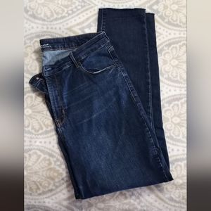 Old Navy Super High waisted Skinny Jeans  with frayed edges 18 Tall